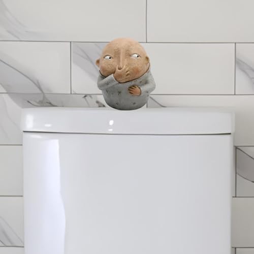 Funny Boy Nose Plugging Resin Sculpture 63 Inch
