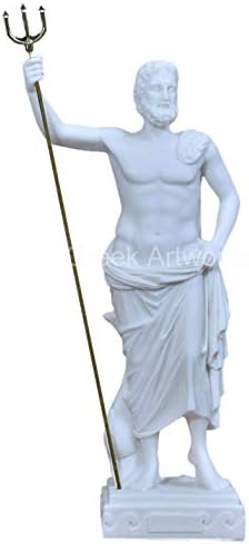 Poseidon of Melos Marble Statue for Home Decor