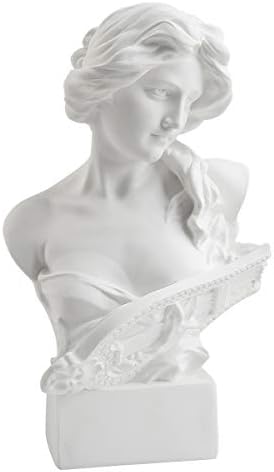Waldosia Greek Goddess Artemis Resin Bust Statue 6 Inch
