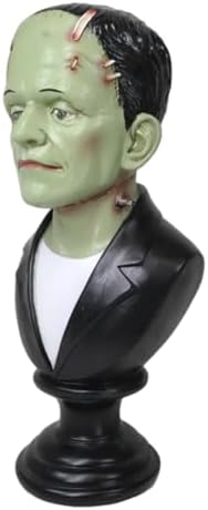 Day of The Dead Victor Frankenstein Bust Statue with LED Eyes