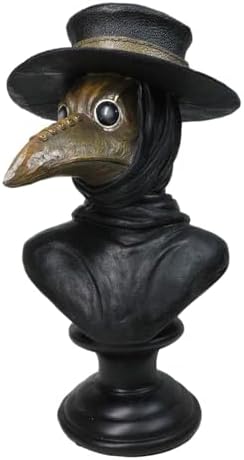 Ebros Gift Bubonic Plague Doctor Bust Sculpture