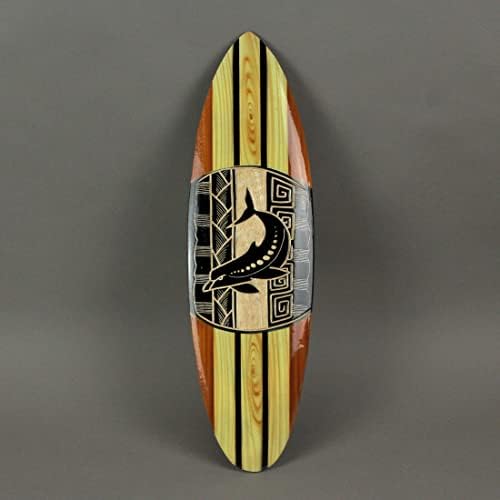 Things2Die4 Tribal Dolphin Wood Wall Sculpture 20 Inches