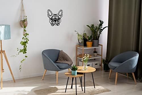 French Bulldog Metal Wall Decor Black Dog Art