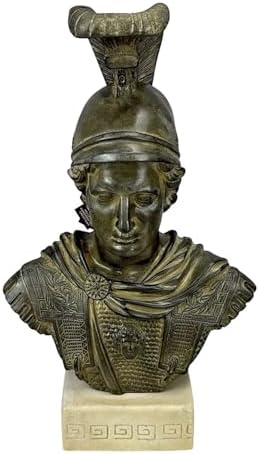 Alexander The Great Bust Sculpture 13 Inches Handmade