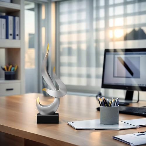 Dosker Flame Sculptures Home Decor Abstract Statues