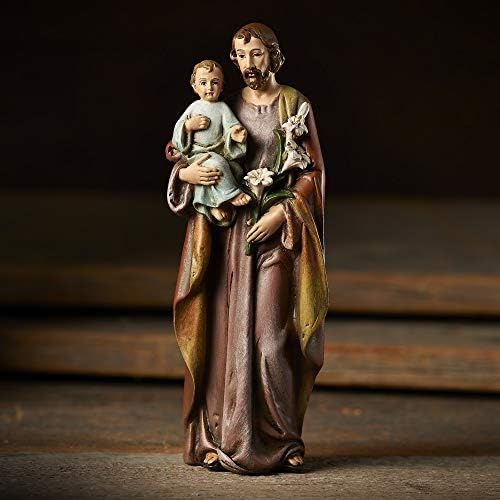 Josephs Studio by Roman St Joseph and Child Jesus Statue