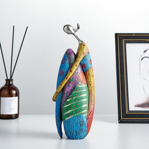 Octdays Abstract Woman Statue Figurine for Home Office Decor
