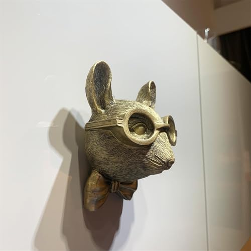 GUASDIE Faux Deer Head Wall Decor Sculpture 1