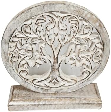 Wooden Carved Handmade Table Decor Statue