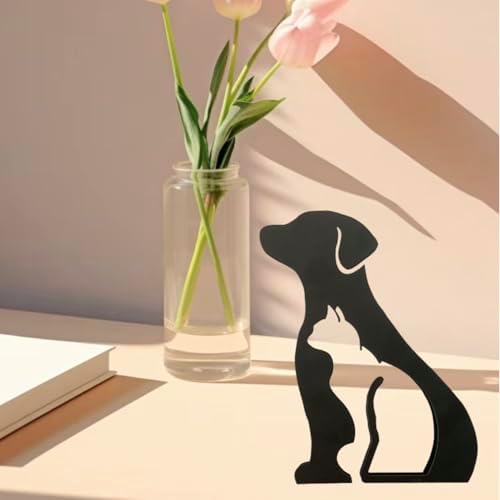 Modern Metal Cat Wall Art Sculpture 1