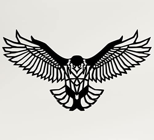 DEKADRON 3D Metal Eagle Wall Sculpture Decor