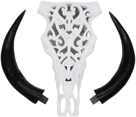 Wowser Rustic Cow Skull Wall Decor 205 Inches