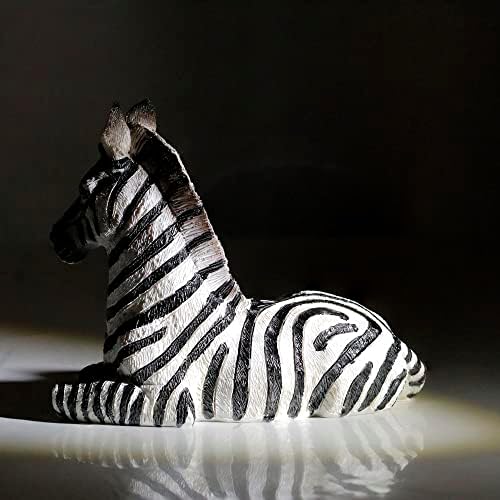 Zebra Table Sculpture - Resin Zebra Figurine - 59inch x 354inch