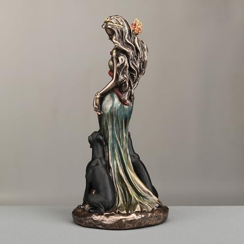 Veronese Design 6 18 Inch Hecate Greek Goddess Cold Cast Bronze Sculpture