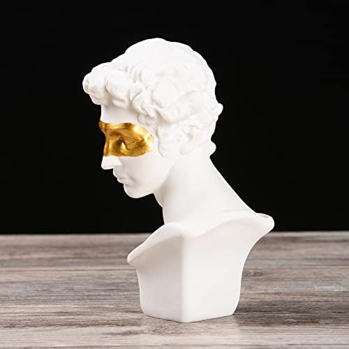 BRABUD David Man Bust Statue Resin Art Decor