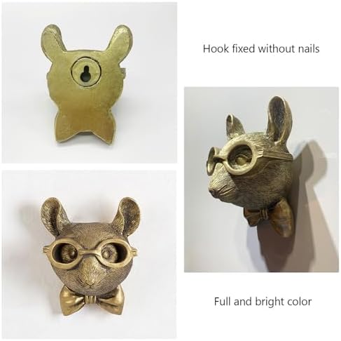 GUASDIE Faux Deer Head Wall Decor Sculpture 1