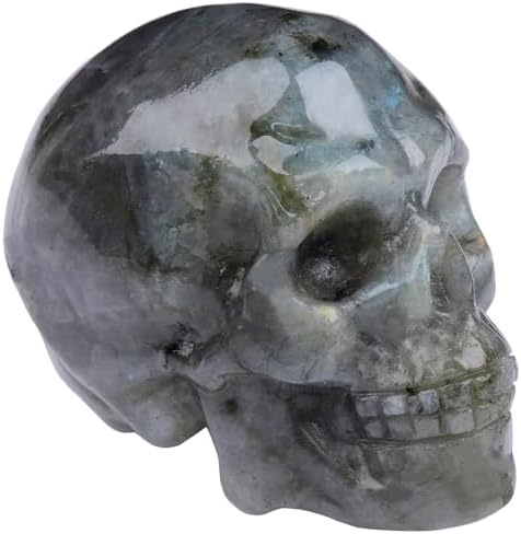 2 Inch Labradorite Crystal Skull Spiritual Decor Statue
