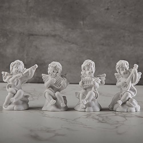 Ochine 4 Pcs Little Angel Statue Figurine