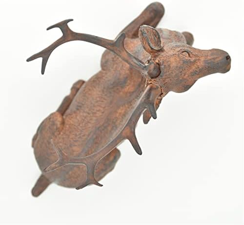 Sitting Deer Figurine Resin Statue Home Decor