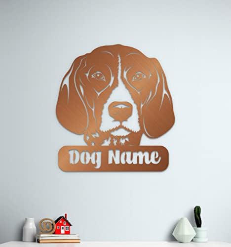 Personalized Metal Dog Wall Art for Home Decor