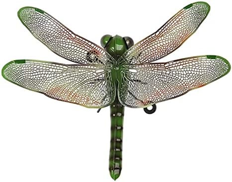 Metal Dragonfly Wall Decor 1142 Inch Green