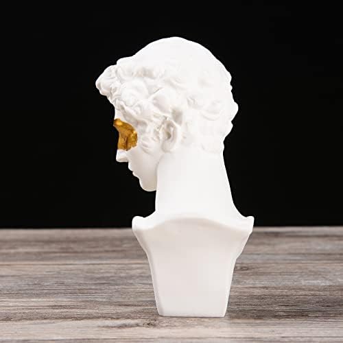BRABUD David Man Bust Statue Resin Art Decor