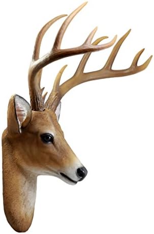 Ebros 12 Point Buck Wall Decor Trophy Sculpture