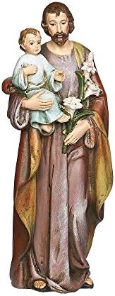 Josephs Studio by Roman St Joseph and Child Jesus Statue
