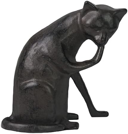 DreamsEden Cast Iron Cat Statue Home Decor Figurine