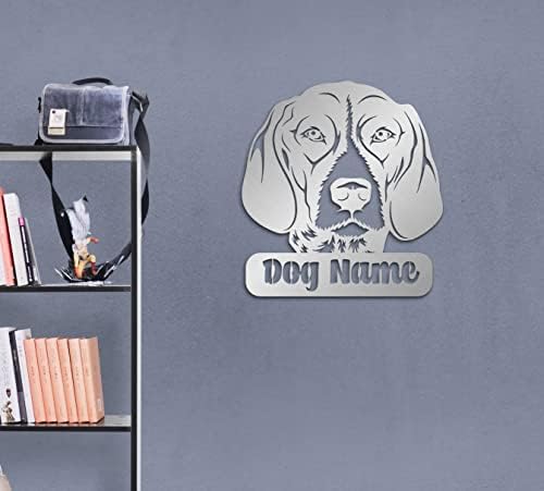 Personalized Metal Dog Wall Art for Home Decor
