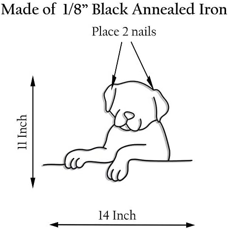 Matani Metal Dog Wall Art - Minimalist Sculpture