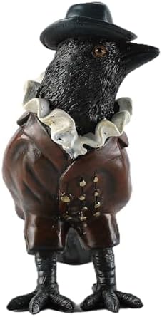 JOOMBE Crow Statue in Cowboy Style