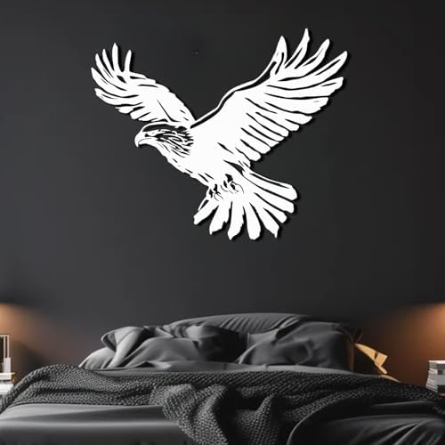 ENJOYOO Metal Eagle Wall Decor 19x15in