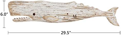 E-View Hanging Whale Statue Wall Decor