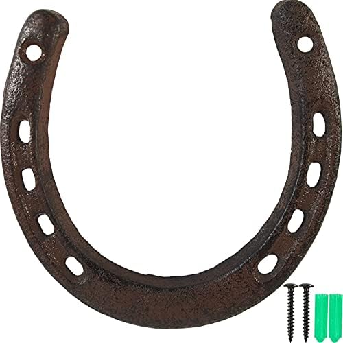 ROYHOO Cast Iron Horseshoe Wall Decor