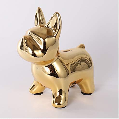 Ceramic Frenchie Dog Decor with Non-Slip Pad