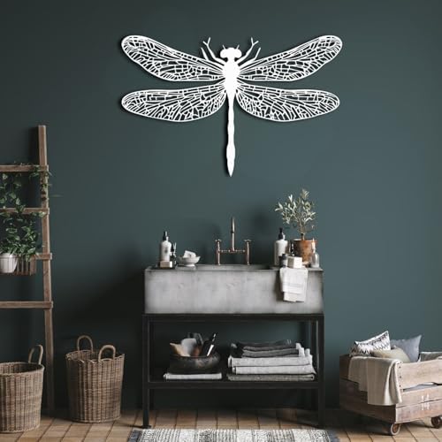 ENJOYOO Metal Dragonfly Wall Decor 24x15in