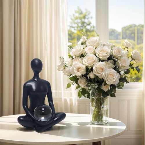 Yoga Girl Statue 79 Inch Modern Boho Zen Decor