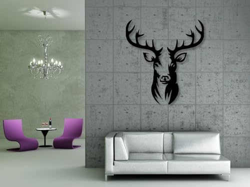 North Kaiser Black Moose Wall Sculpture Set