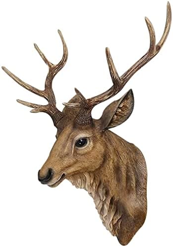 Lucky Retro Deer Head Wall Sculpture