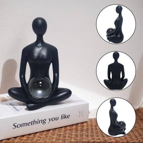 Yoga Girl Statue 79 Inch Modern Boho Zen Decor