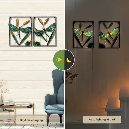 Liffy Dragonfly Wall Art Decor Lights
