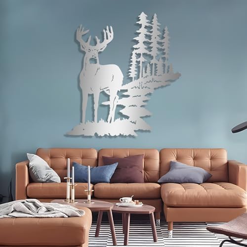 Tawinone Metal Deer Wall Art 17x19in