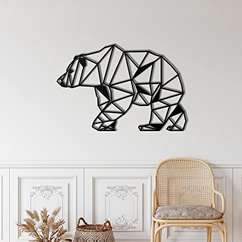 DEKADRON Bear Wall Art 18 In x 9 In