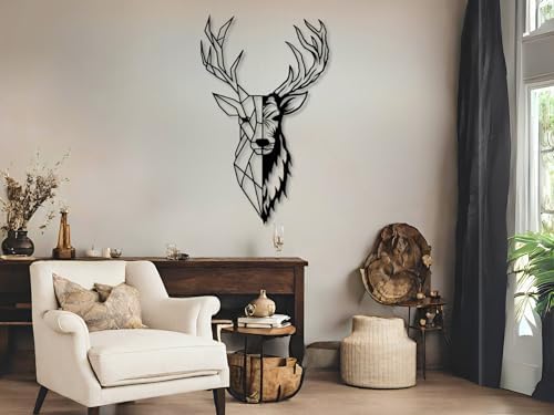 Vailla Deer Head Wall Art Decor 3D Sculpture
