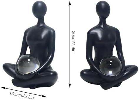 Yoga Girl Statue 79 Inch Modern Boho Zen Decor