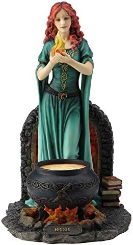 Veronese Design Brigid Goddess Hearth Home Flame Statue