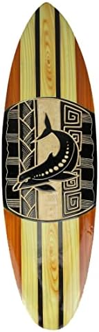 Things2Die4 Tribal Dolphin Wood Wall Sculpture 20 Inches