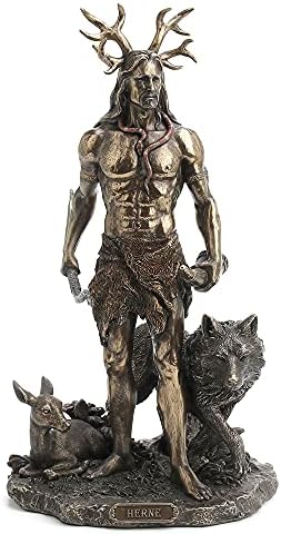 VERONESE DESIGN 11 34 Inch Tall Herne Spirit Hunter Statue