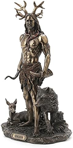 VERONESE DESIGN 11 34 Inch Tall Herne Spirit Hunter Statue